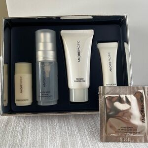 Amore Pacific Skincare Collection - 5 essential travels sizes.
